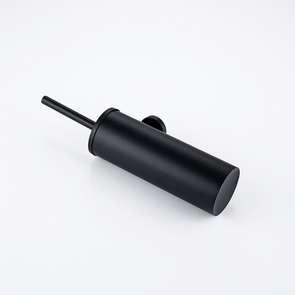 BATHROOM TOILET BRUSH SET WALL MOUNTED