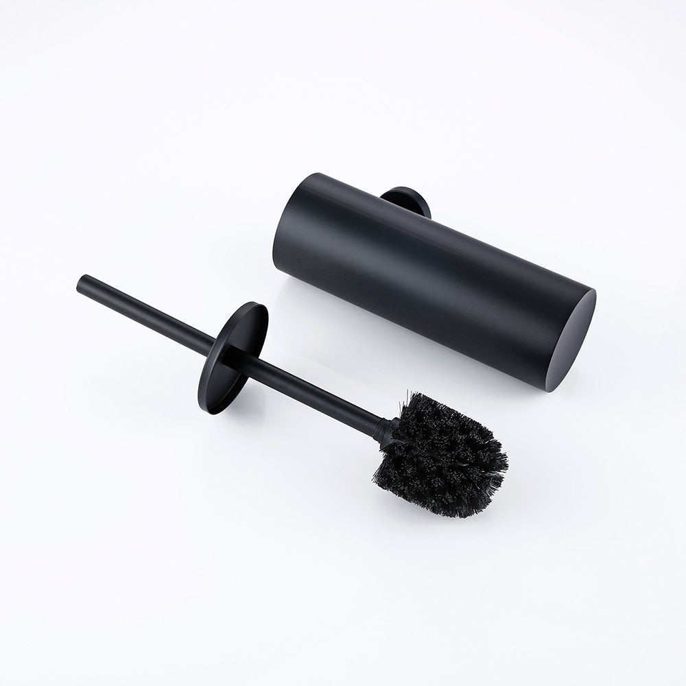 BATHROOM TOILET BRUSH SET WALL MOUNTED