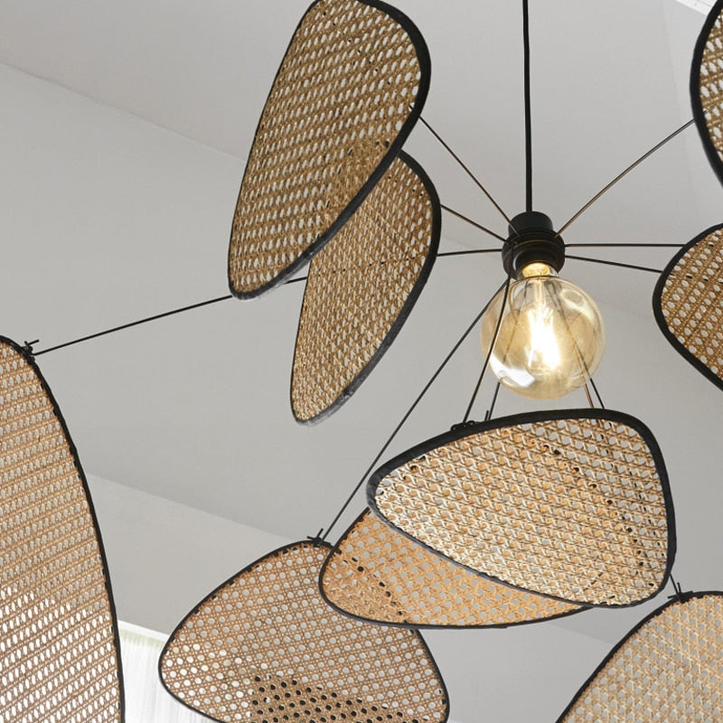 CALDER CLOUDS RATTAN LAMP HANDMADE