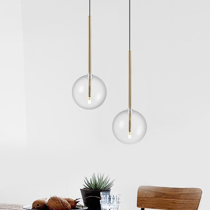 ELE GLASS LAMPSHADE HANGING LIGHT