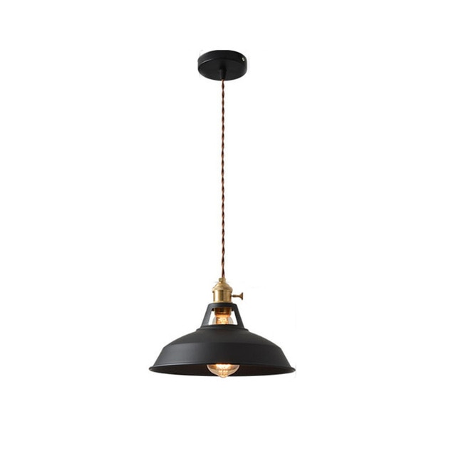Retro Industrial style Colorful Restaurant kitchen home lamp Pendant light Vintage Hanging Light lampshade Decorative lamps