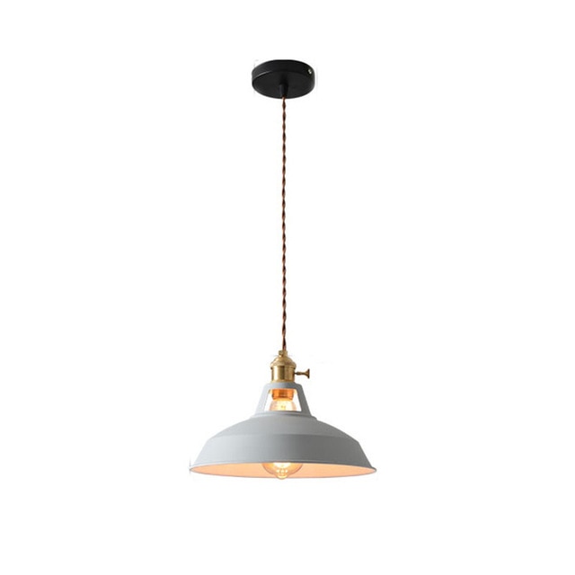 Retro Industrial style Colorful Restaurant kitchen home lamp Pendant light Vintage Hanging Light lampshade Decorative lamps