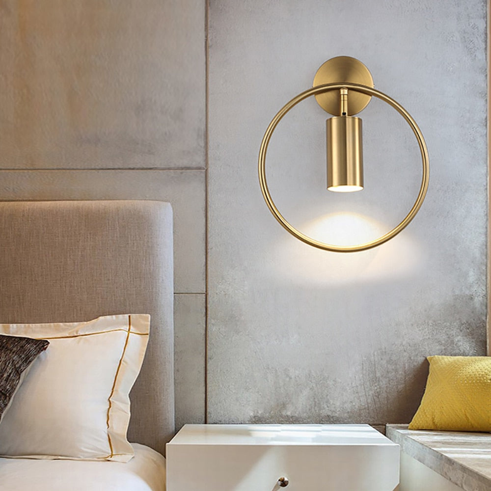 MODERN RING WALL LAMP
