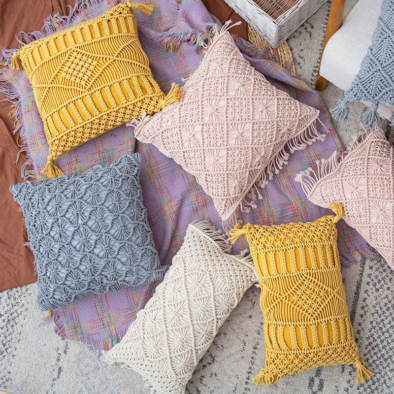 ROMBO HANDMADE MACRAME CUSHION COVER