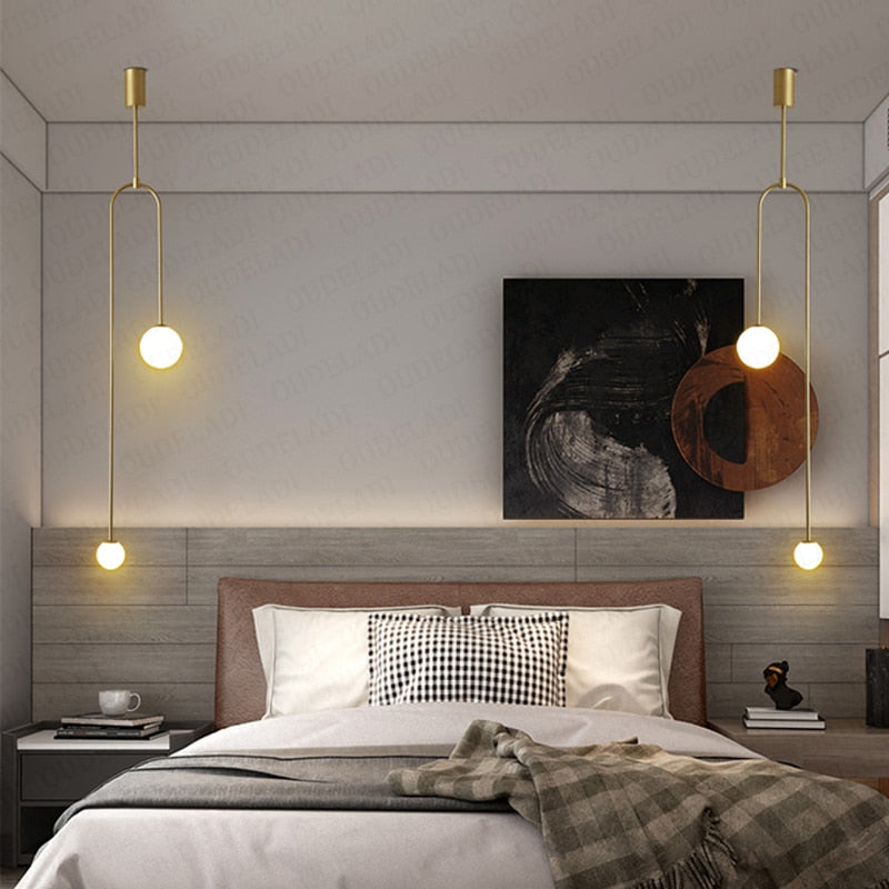 GEOMETRIC LINE NORDIC MODERN LAMP