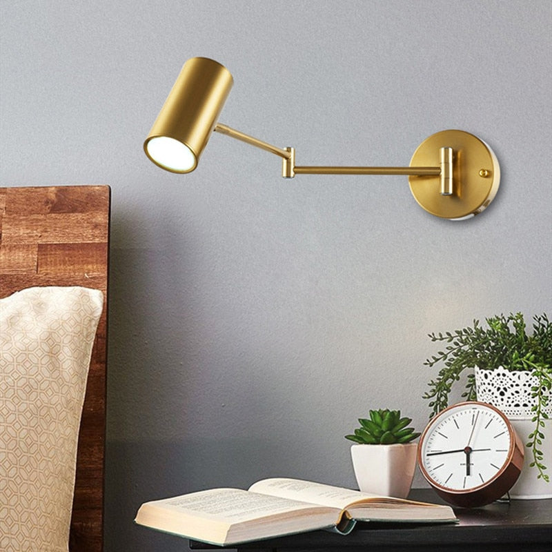 DANIELLA - ADJUSTABLE SWING LONG ARM LED WALL LAMP