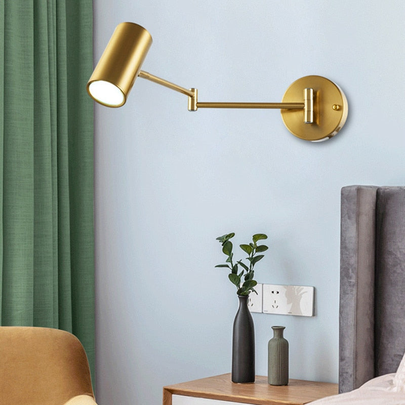 DANIELLA - ADJUSTABLE SWING LONG ARM LED WALL LAMP