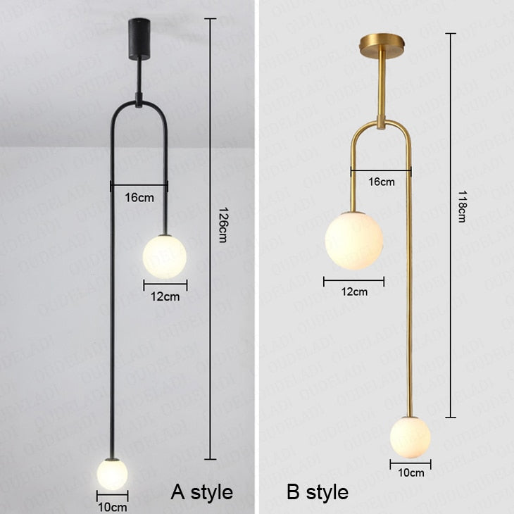 GEOMETRIC LINE NORDIC MODERN LAMP