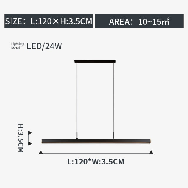KARA WOOD & IRON MODERN PENDANT LAMP