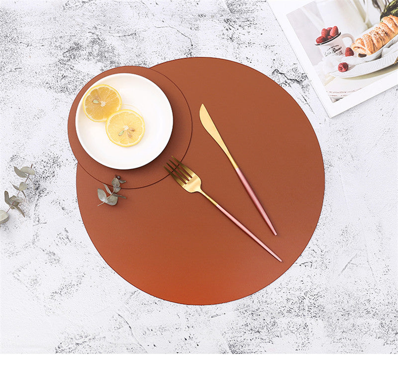 REDONDO LEATHER TABLE MAT