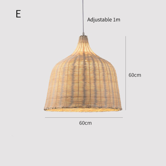 ASIAN BAMBOO PENDANT LIGHT