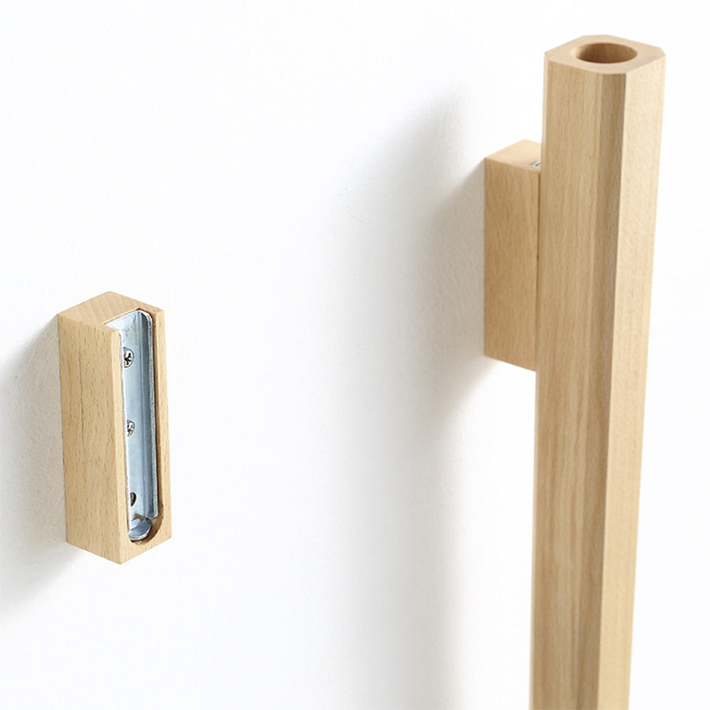 ELSY - MODERN MINIMALISTIC WOODEN FLOWER WALL MOUNTED VASE