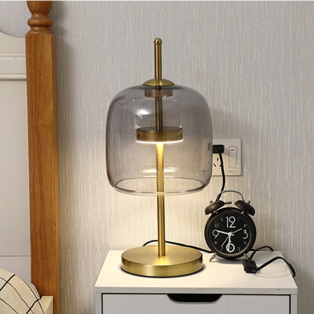 NOR VINTAGE NORDIC INDUSTRIAL BEDSIDE LAMP