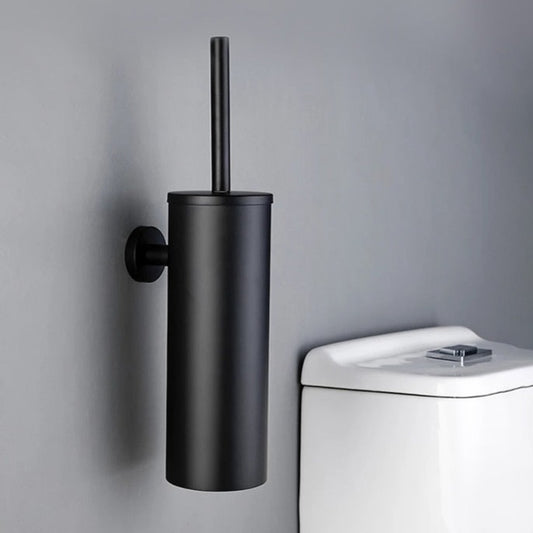 BATHROOM TOILET BRUSH SET WALL MOUNTED