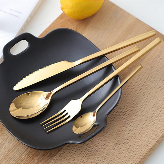 GOLD TABLEWARE 24 PCS SET
