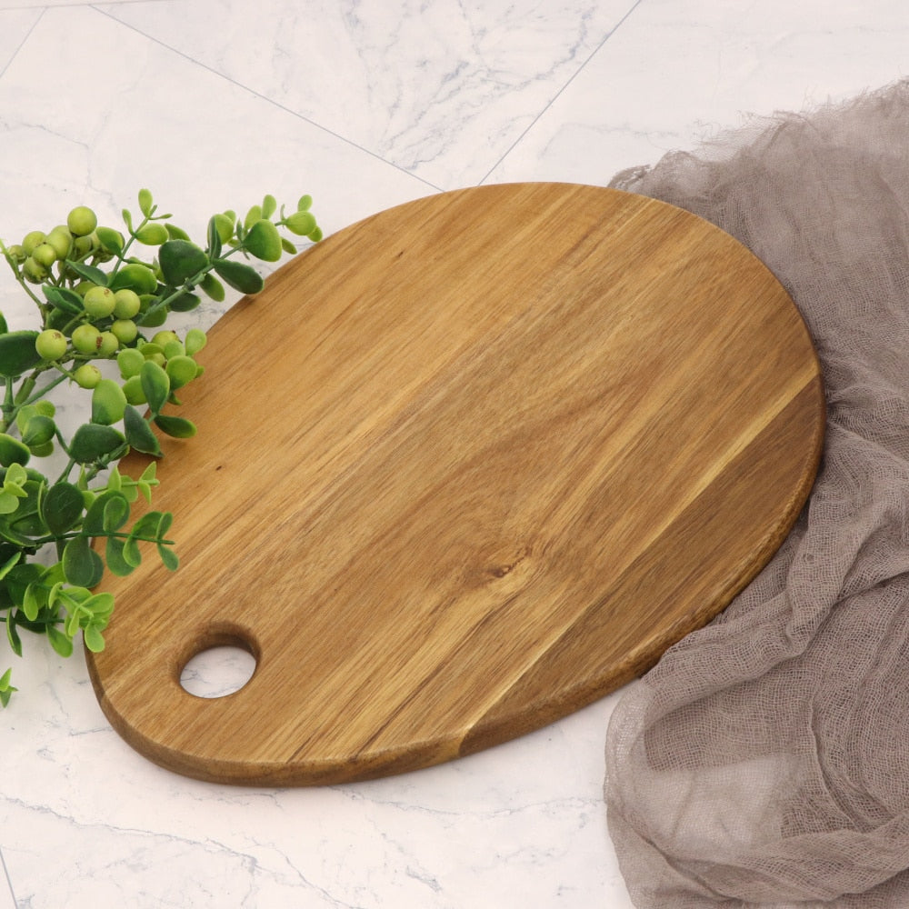 ACACIA WOOD DROP CUTTING BOARD