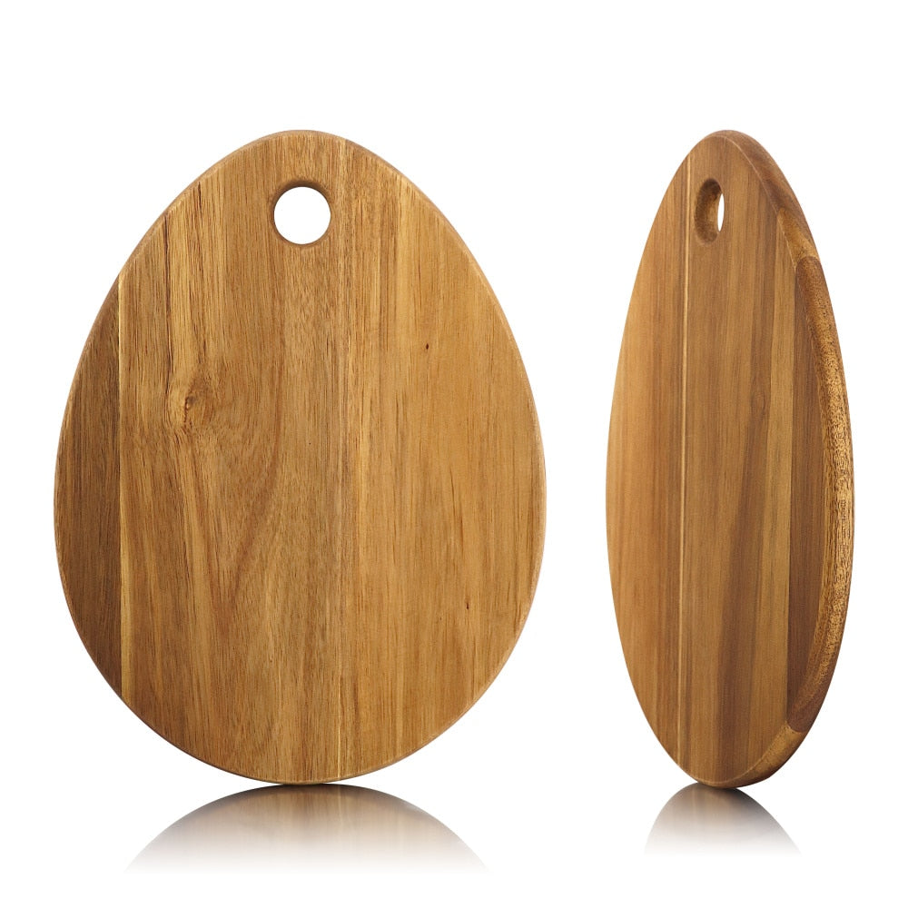 ACACIA WOOD DROP CUTTING BOARD