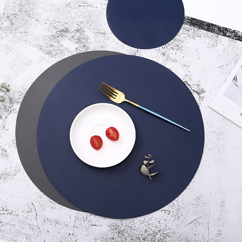 REDONDO LEATHER TABLE MAT
