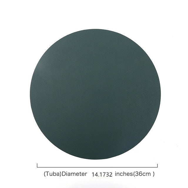 REDONDO LEATHER TABLE MAT