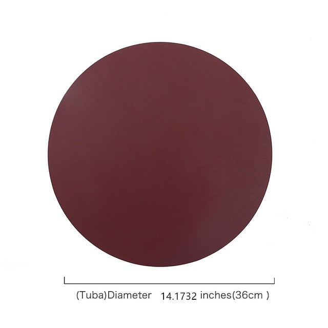 REDONDO LEATHER TABLE MAT