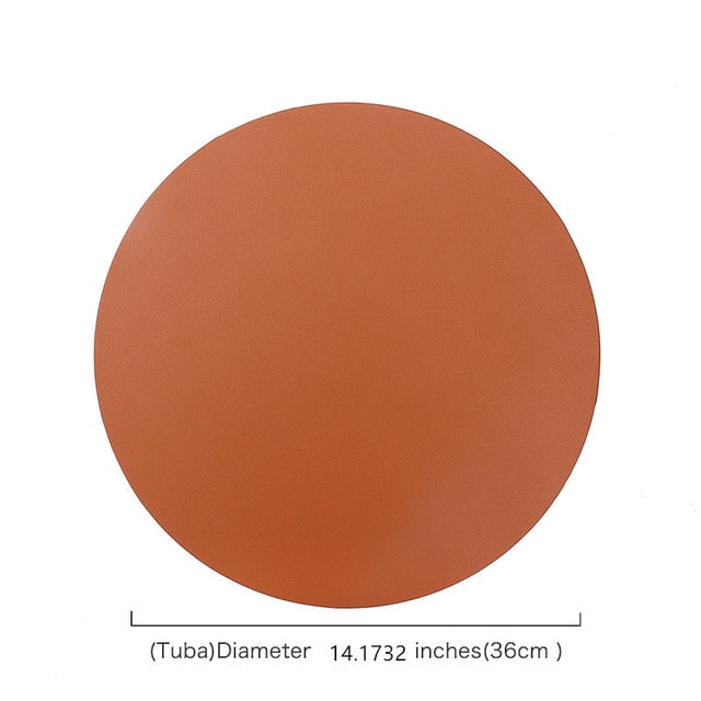 REDONDO LEATHER TABLE MAT