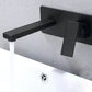 MODERN BLACK WALL MOUNT FAUCET