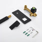 MODERN BLACK WALL MOUNT FAUCET
