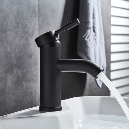 BLACK SINGLE HOLE FAUCET
