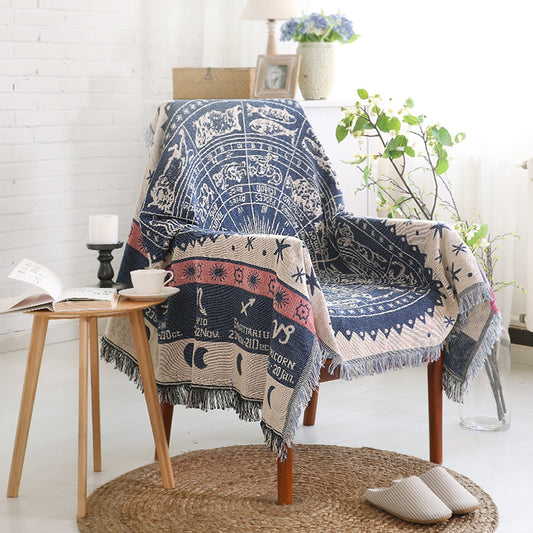 CAISA ASTROLOGY PRINT BLANKET