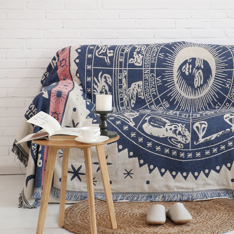 CAISA ASTROLOGY PRINT BLANKET