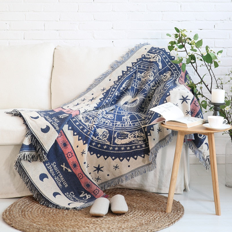 CAISA ASTROLOGY PRINT BLANKET