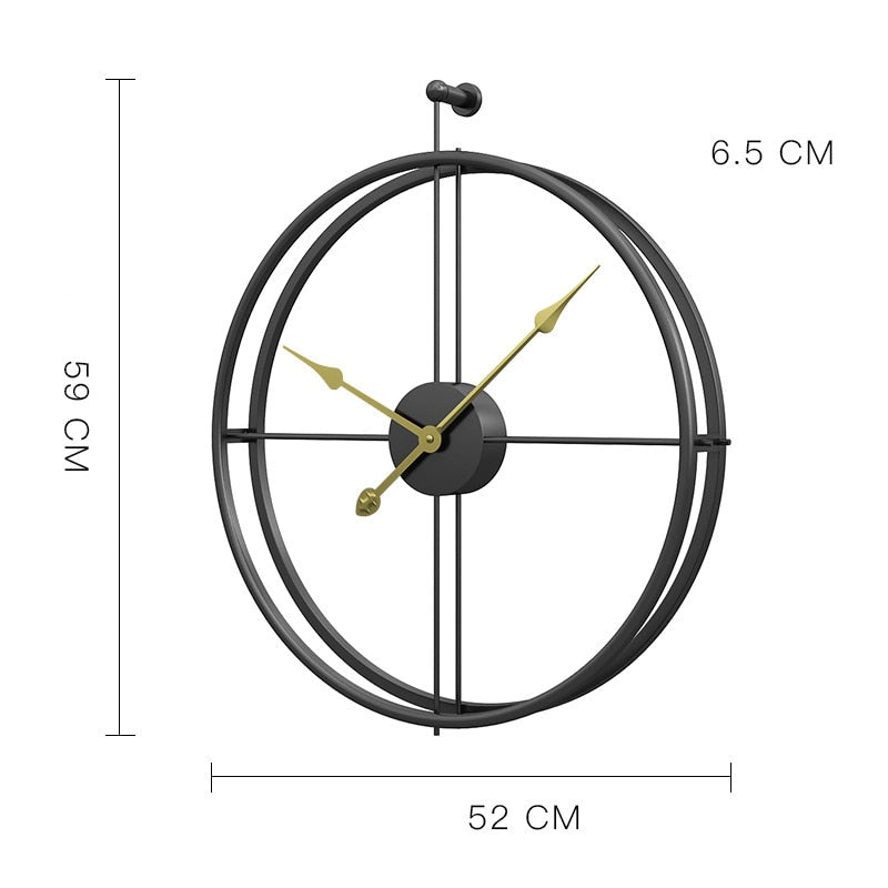 LE MOND GOLDEN WALL CLOCK