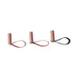 WOOD AND LEATHER WALL HOOKS