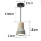 CAMILA CONCRETE HANGING LAMP