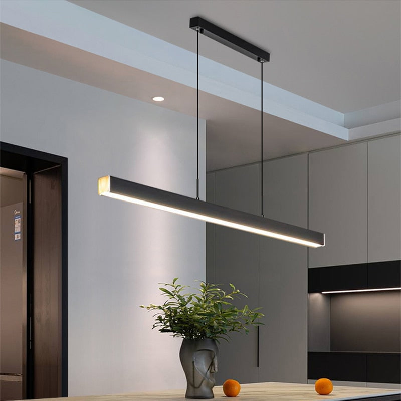 KARA WOOD & IRON MODERN PENDANT LAMP