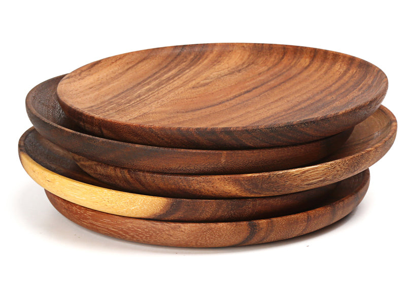 FLAMBOYANT ACACIA WOOD SERVING PLATES