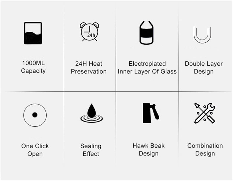 NORDIC THERMAL INSULATION KETTLE HOUSEHOLD