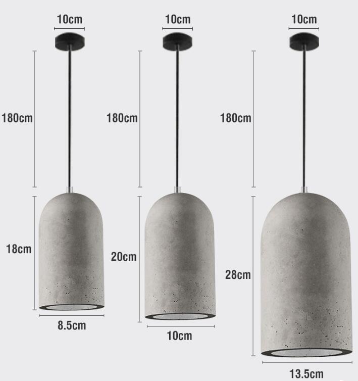 MODERN CONCRETE PENDANT LAMP